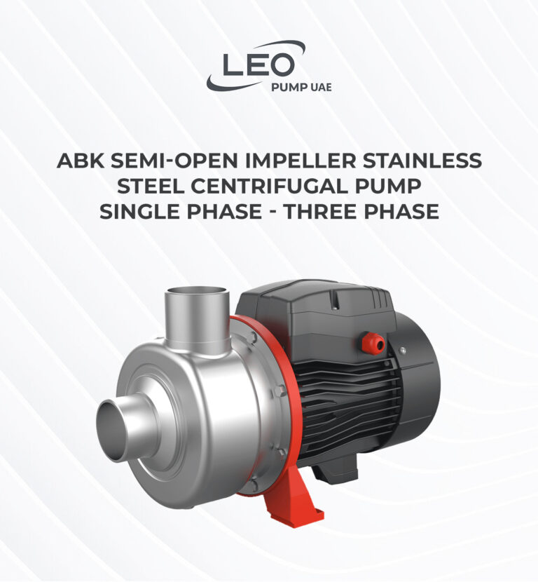 Power Through Impurities – ABK Stainless Steel Centrifugal Pump for Tough Industrial Jobs in the UAE